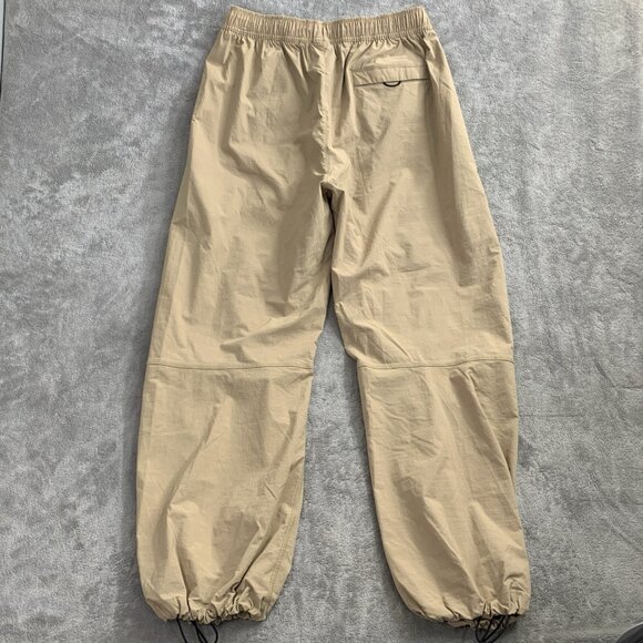 Nike Tech Woven Oversized Pants Mens Medium Beige Skate Wide Leg Stretch HM7158 - Picture 15 of 16